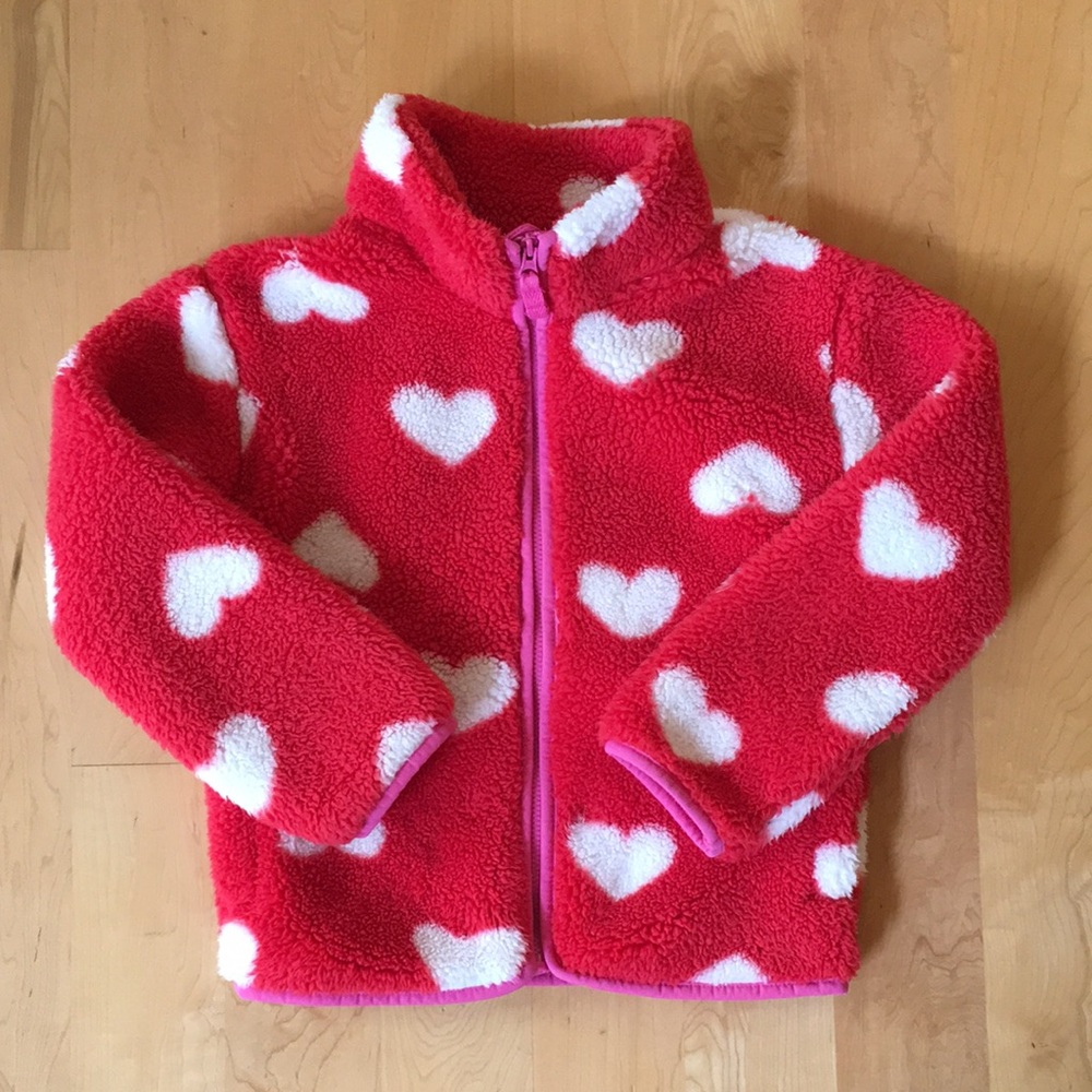 Jumping Beans Sherpa Fleece Full Zip Jacket